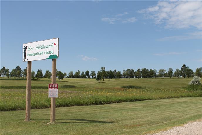 Fairway at Dr. Robert Blatherwick Memorial Golf Course in Parshall